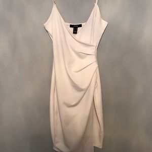 White High Slit Dress